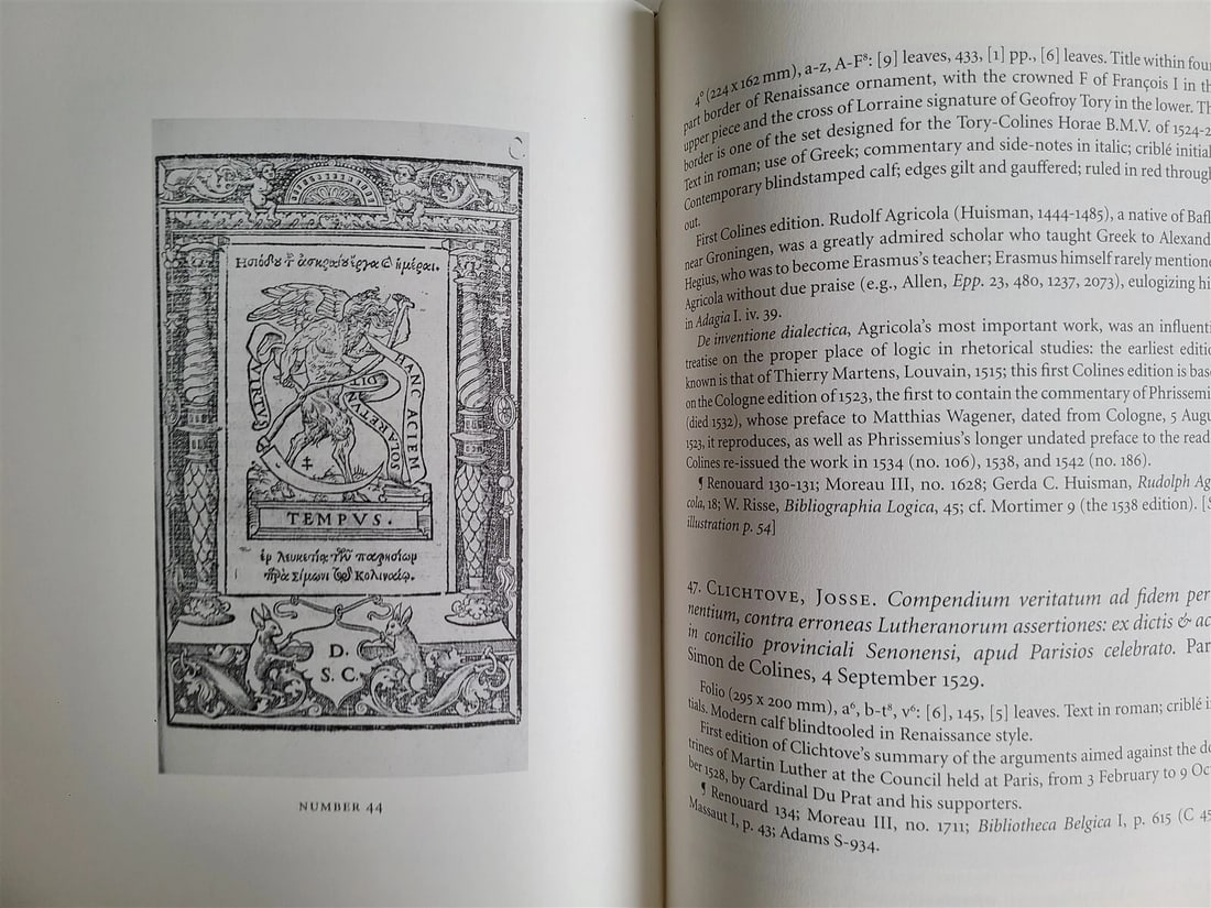 SIMON DE COLINES CATALOG of 230 EXAMPLES of HIS PRESS illustrated FRENCH - 6