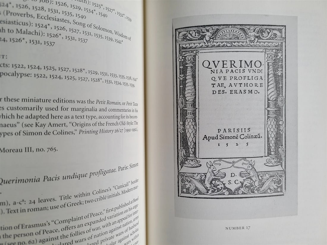 SIMON DE COLINES CATALOG of 230 EXAMPLES of HIS PRESS illustrated FRENCH - 7