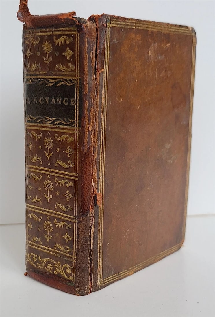 1551 TREATISE AGAINST PAGAN BELIEFS LACTANTIUS antique ILLUSTRATED 179 WOODCUTS - 2
