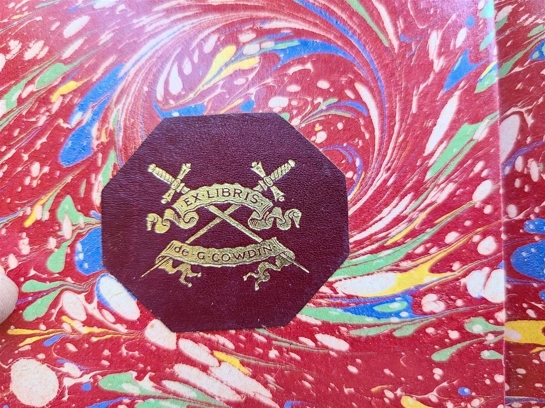 1892 50 VOLUMES of Honere De Balzac works antique FINE DECORATIVE BINDINGS - 7