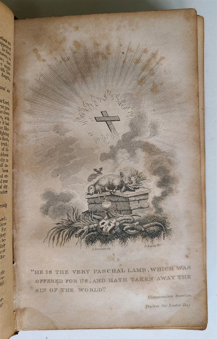 1815 BOOK of COMMON PRAYER & PSALTER in ENGLISH antique BALTIMORE Americana - 7