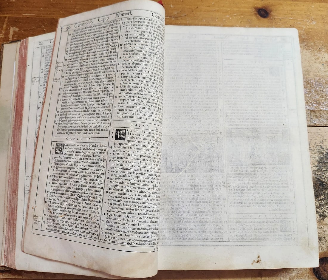 1576 BIBLE in LATIN FULLY ILLUSTRATED antique FOLIO RARE 16th CENTURY BIBLIA - 18