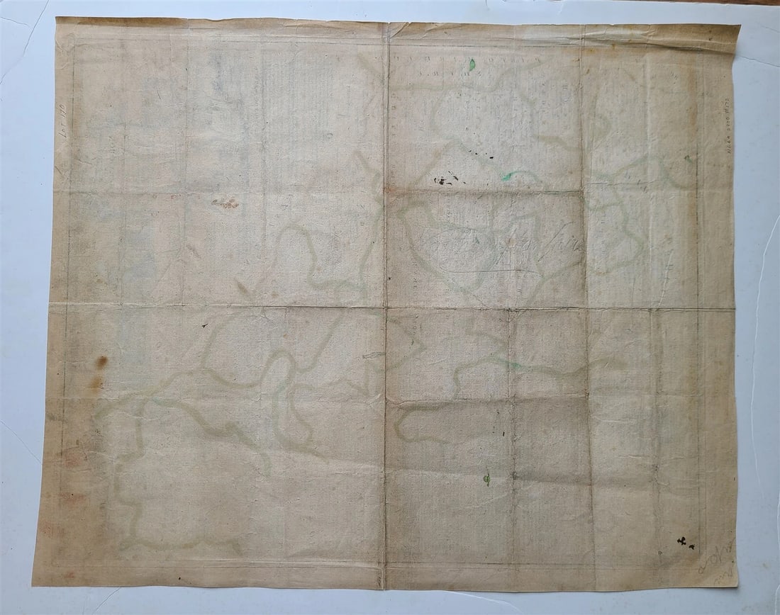 1764 ACCURATE MAP OF THE COUNTY OF NORTHAMPTON antique 17.5 x 21.5" 18th CENTURY - 6