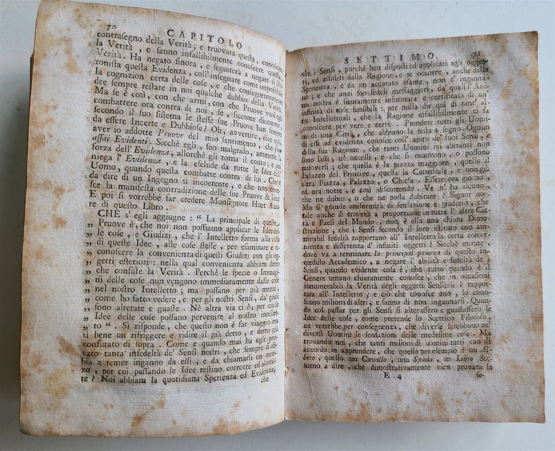 1752 Pyrrhonism refuted TRATTATO by LODOVICO MURATORI antique VELLUM BOUND - 3