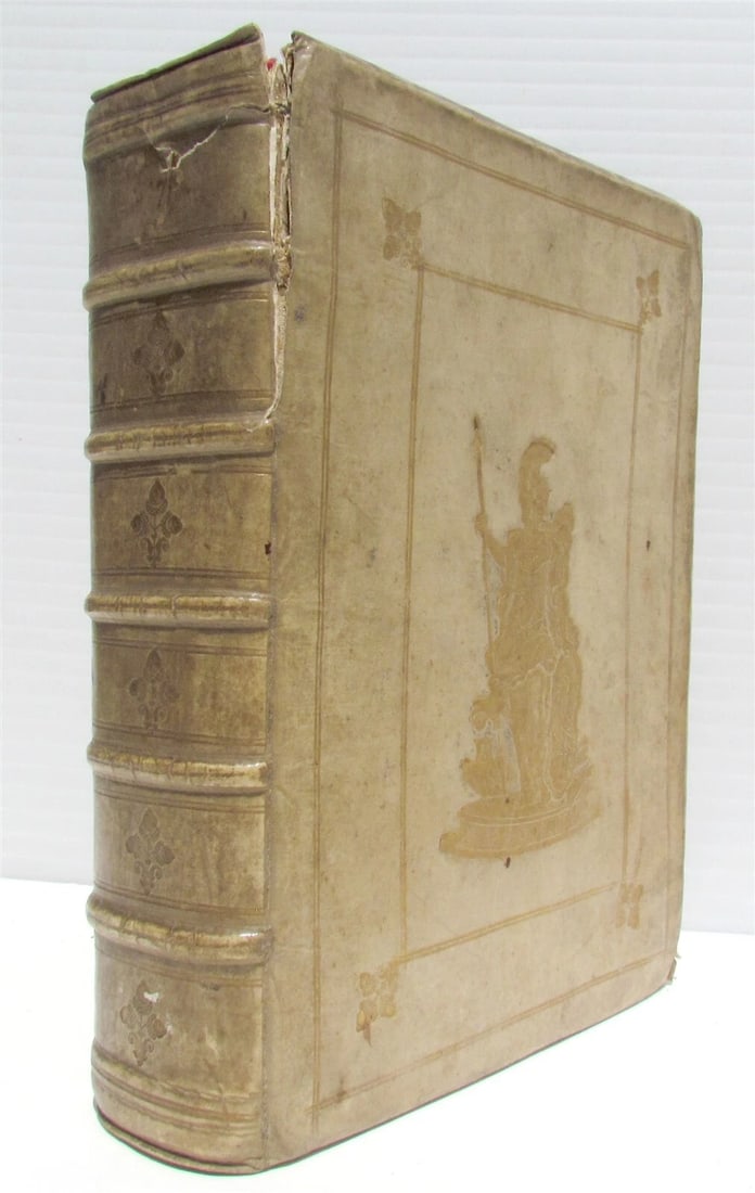 1693 Dictionarium historicum geographicum poeticum HAGUE ARMORIAL VELLUM antique - 2