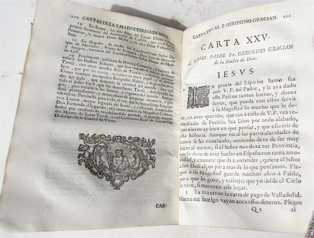 1724 2 volumes Cartas de Santa Teresa de Jesus by Teresa of Ávila antique books - 8