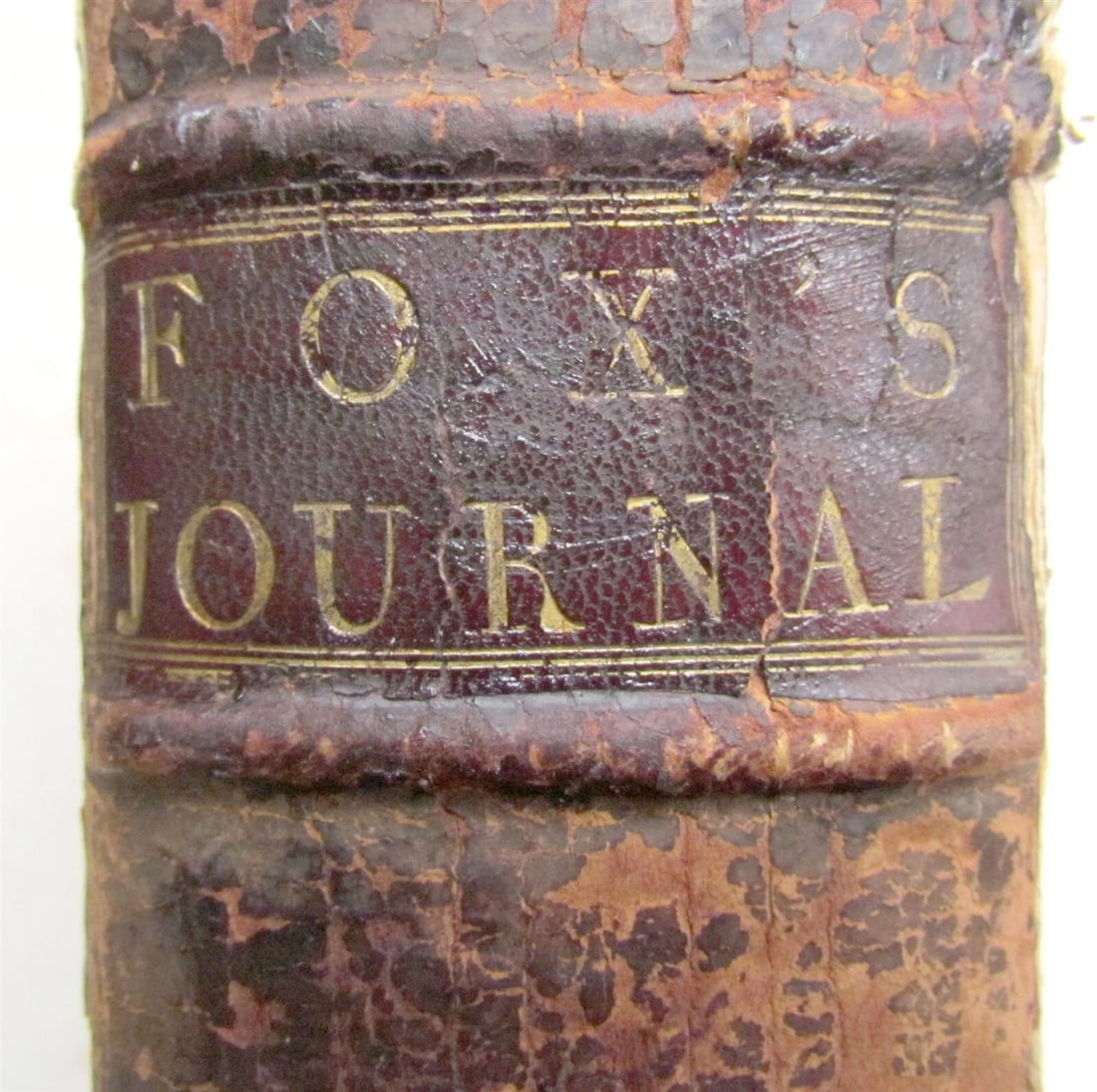 1765 Journal of Life Travels Sufferings of GEORGE FOX antique QUAKERS AMERICANA - 4