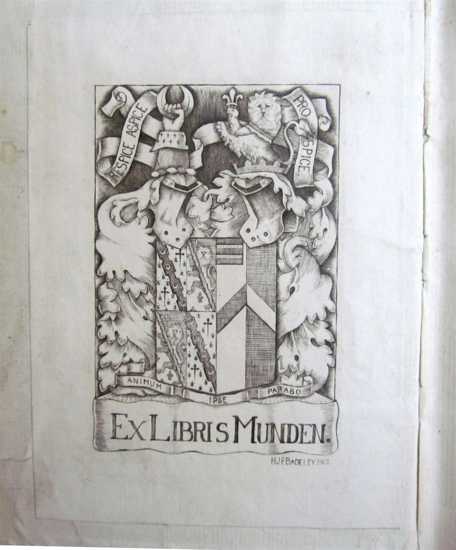 1727 SENECA in LATIN & GREEK antique GILT STAMPED PRIZED VELLUM BINDING - 5