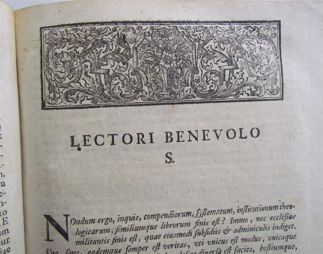 1724 IO. FRANCISCI BUDDEI INSTITUTIONES THEOLOGIAE DOGMATICAE antique - 4