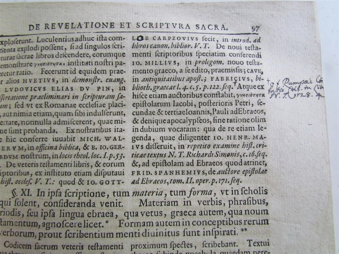 1724 IO. FRANCISCI BUDDEI INSTITUTIONES THEOLOGIAE DOGMATICAE antique - 5