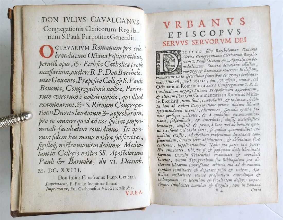 1661 PLANTIN PRESS Octavarium Romanum antique - 5
