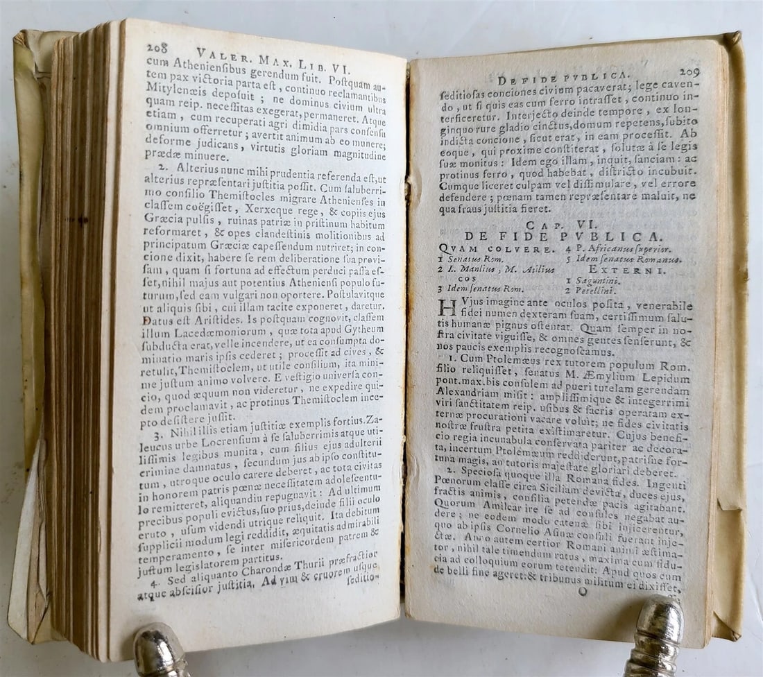 1650 VALERIUS MAXIMUS Dictorum Factorumque Memorabilium antique VELLUM ELZEVIR - 4