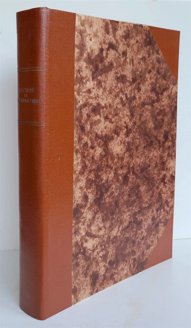 1942 HISTOIRE DE L'AERONAUTOQIE by DOLLFUS & BOUCHE ILLUSTRATED MASSIVE FOLIO - 2