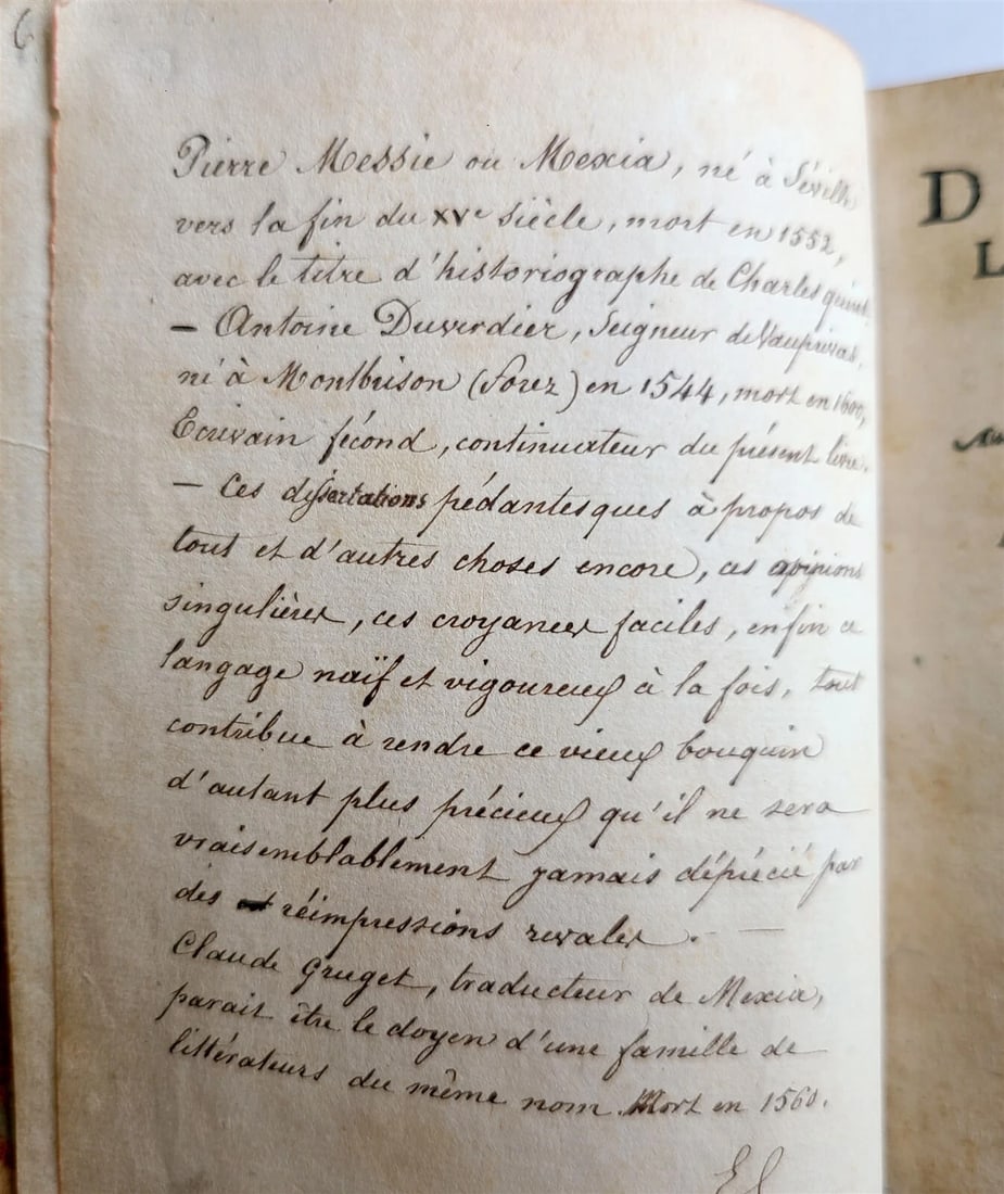 1580 LESSONS of PIERRE MESSIE 2 volumes antique 16th CENTURY in LATIN - 3