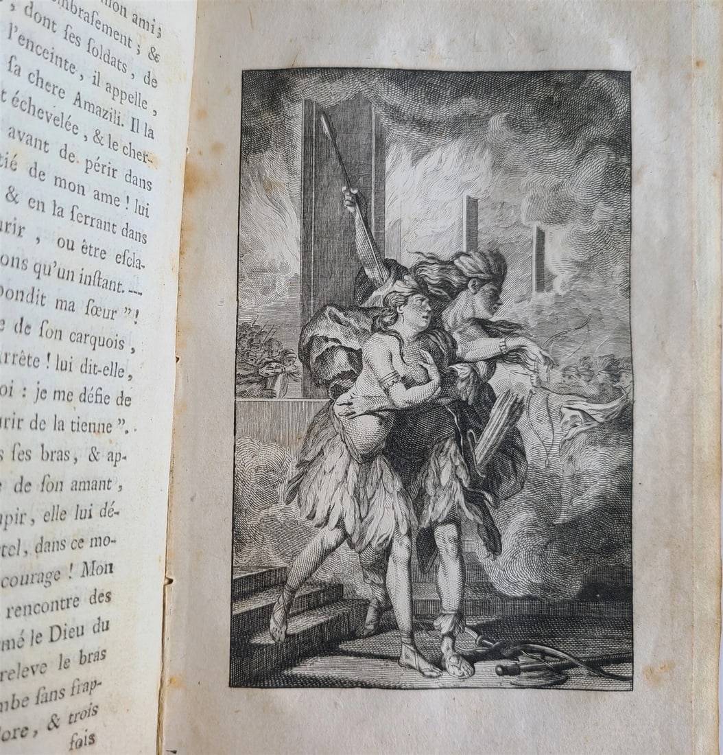 1777 PERU HISTORY 2 VOLUMES antique Les incas destruction de l'empire du Perou - 6