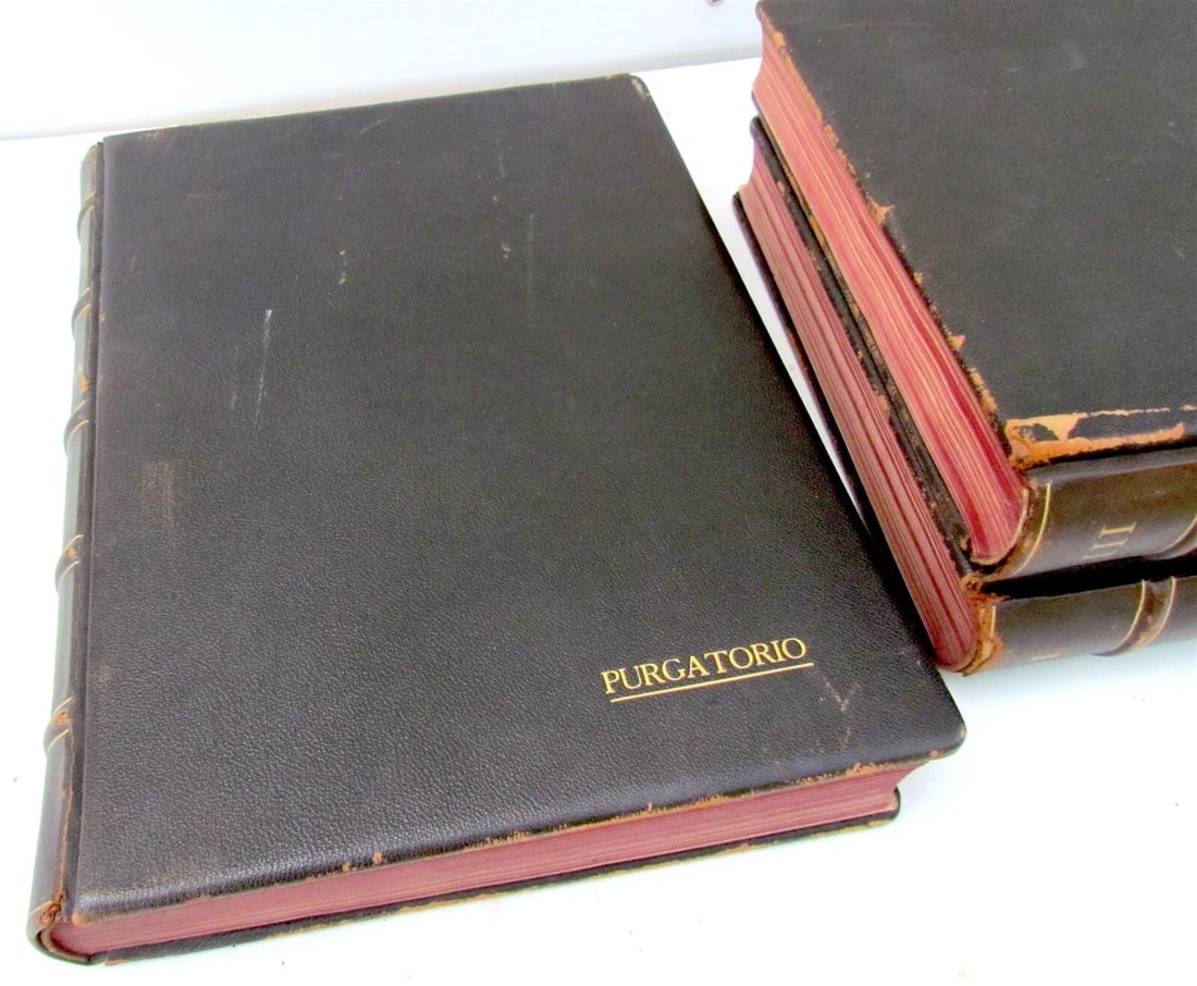 1924-39 DANTE DIVINA COMMEDIA NELLE FIGURAZIONE ARTISTICA antique MASSIVE FOLIO - 2