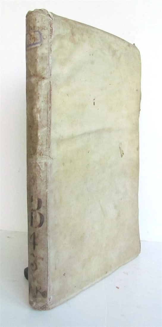 1585 DIONIS CHRYSOSTOMI ORATIONES antique VELLUM BOUND FOLIO 16th CENTURY - 2