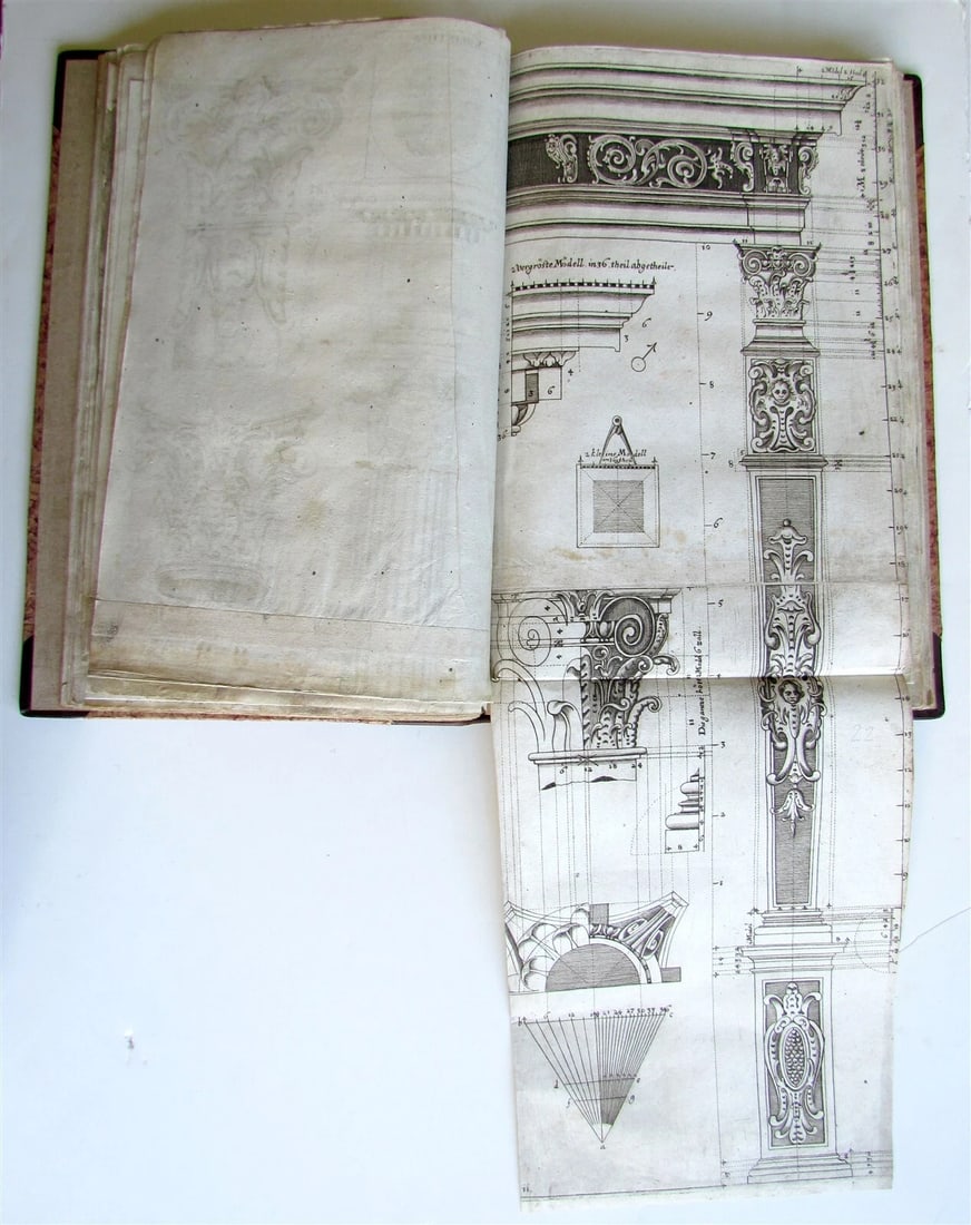 1672 ARCHITECTURE Georg Caspar ERASMUS antique ILLUSTRATED Seulen-Buch GERMAN - 10