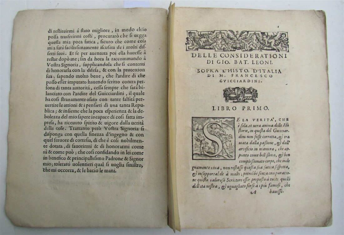 1583 ITALIAN HISTORY by LEONI Giovanni Battista antique 16th CENTURY - 6