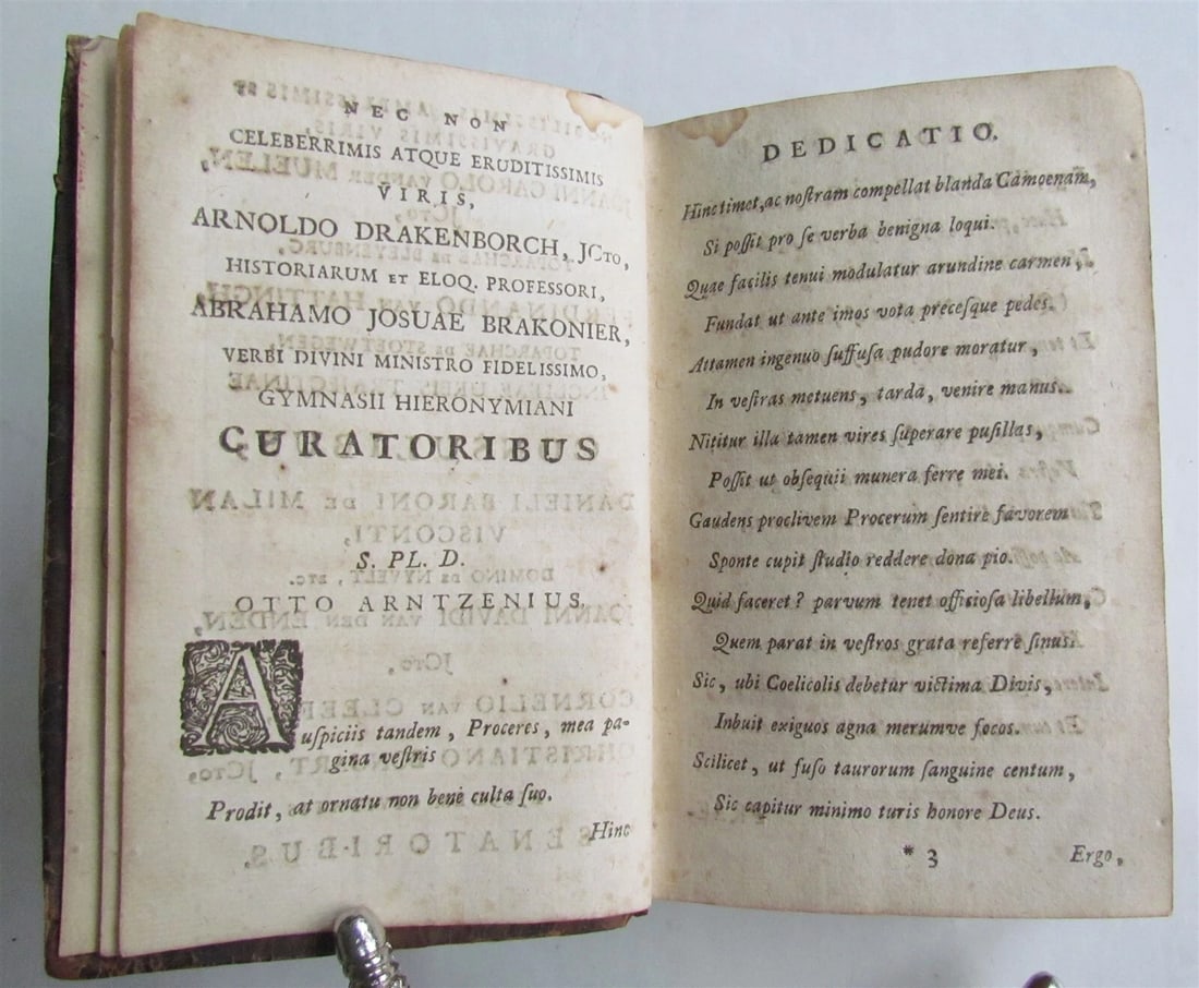 1735 DISTICHA DE MORBIUS AD FILIUM antique Distichs of Cato by Dionisii Catonis - 5