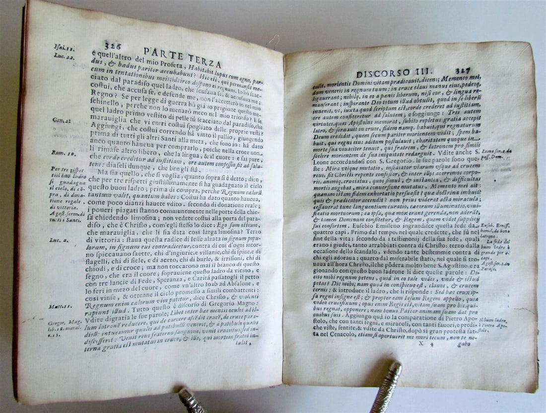 1607 DISCORSI DEL P.GREGORIO MASTRILLI DELLA COMPAGNIA DI GIESU antique VELLUM - 10
