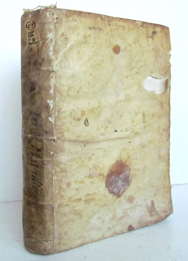 1607 DISCORSI DEL P.GREGORIO MASTRILLI DELLA COMPAGNIA DI GIESU antique VELLUM - 2