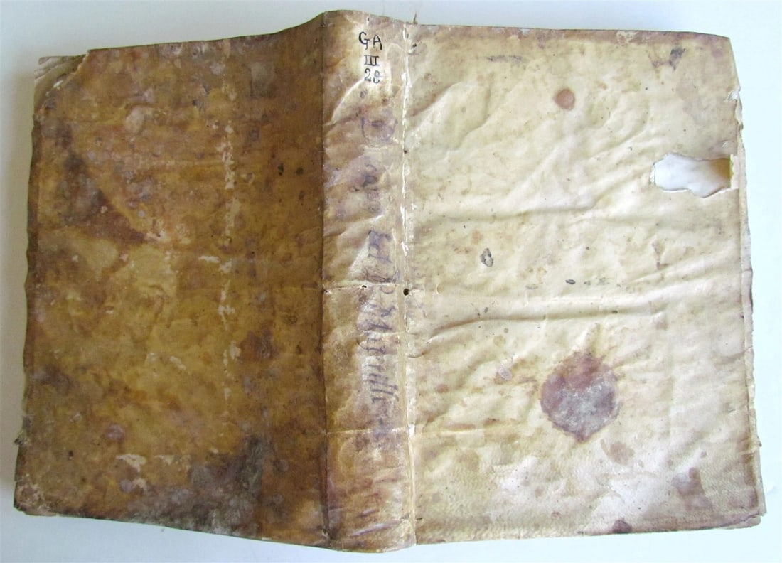 1607 DISCORSI DEL P.GREGORIO MASTRILLI DELLA COMPAGNIA DI GIESU antique VELLUM - 3