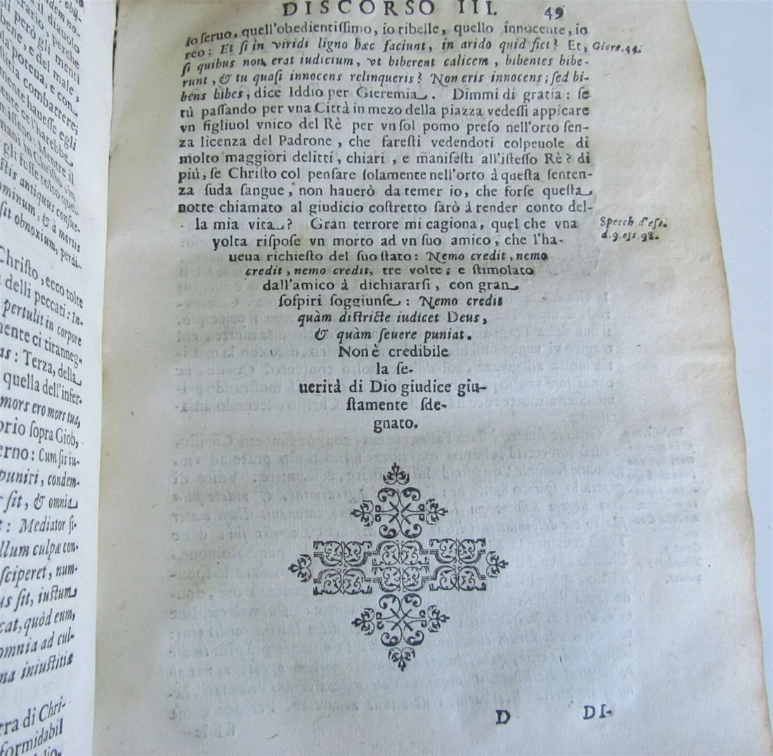 1607 DISCORSI DEL P.GREGORIO MASTRILLI DELLA COMPAGNIA DI GIESU antique VELLUM - 6