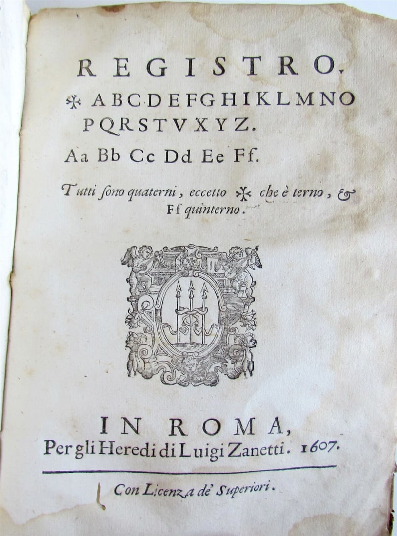 1607 DISCORSI DEL P.GREGORIO MASTRILLI DELLA COMPAGNIA DI GIESU antique VELLUM - 8