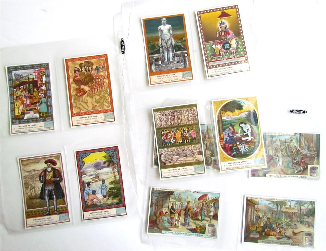 LIEBIG COMPANY 131 TRADE CARDS COLLECTION antique - 2