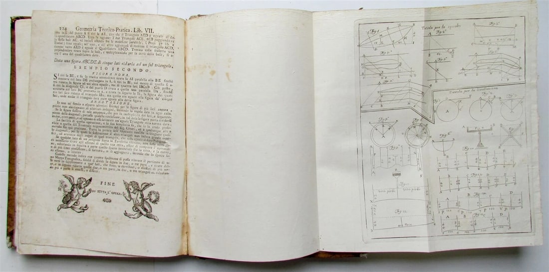 1765 Practical Arithmetic by Giulio Bassi 2 vols ARITMETICA PRACTICA MATHEMATICS - 12