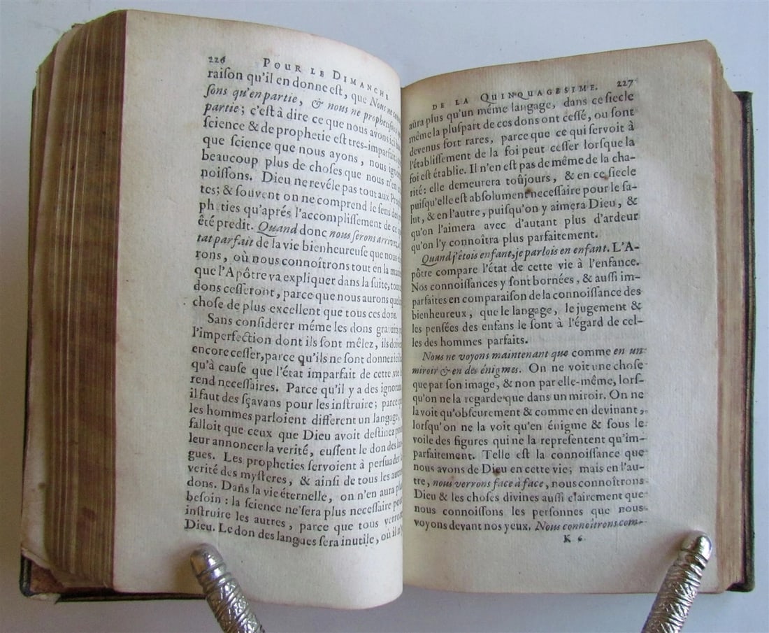 1688 L'ANNEE CHRETIENNE MASSES in FRENCH & LATIN ANTIQUE ARMORIAL BINDING vol.II - 9