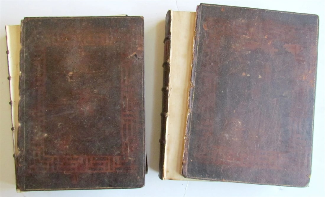 1759 JOHN MILTON 2 VOL. Paradise Lost & Paradise Regain'd Baskerville ANTIQUE - 3