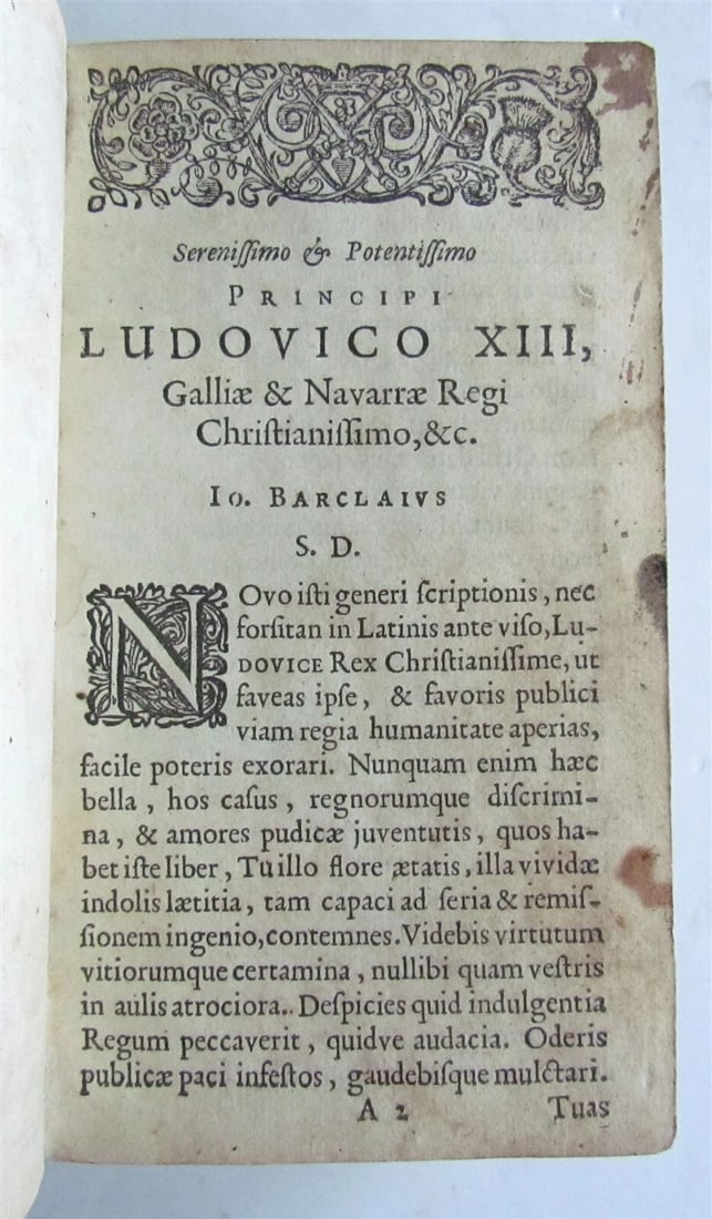 1659 ARGENIS by John Barclay ANTIQUE Scotland ELZEVIER PRESS - 3