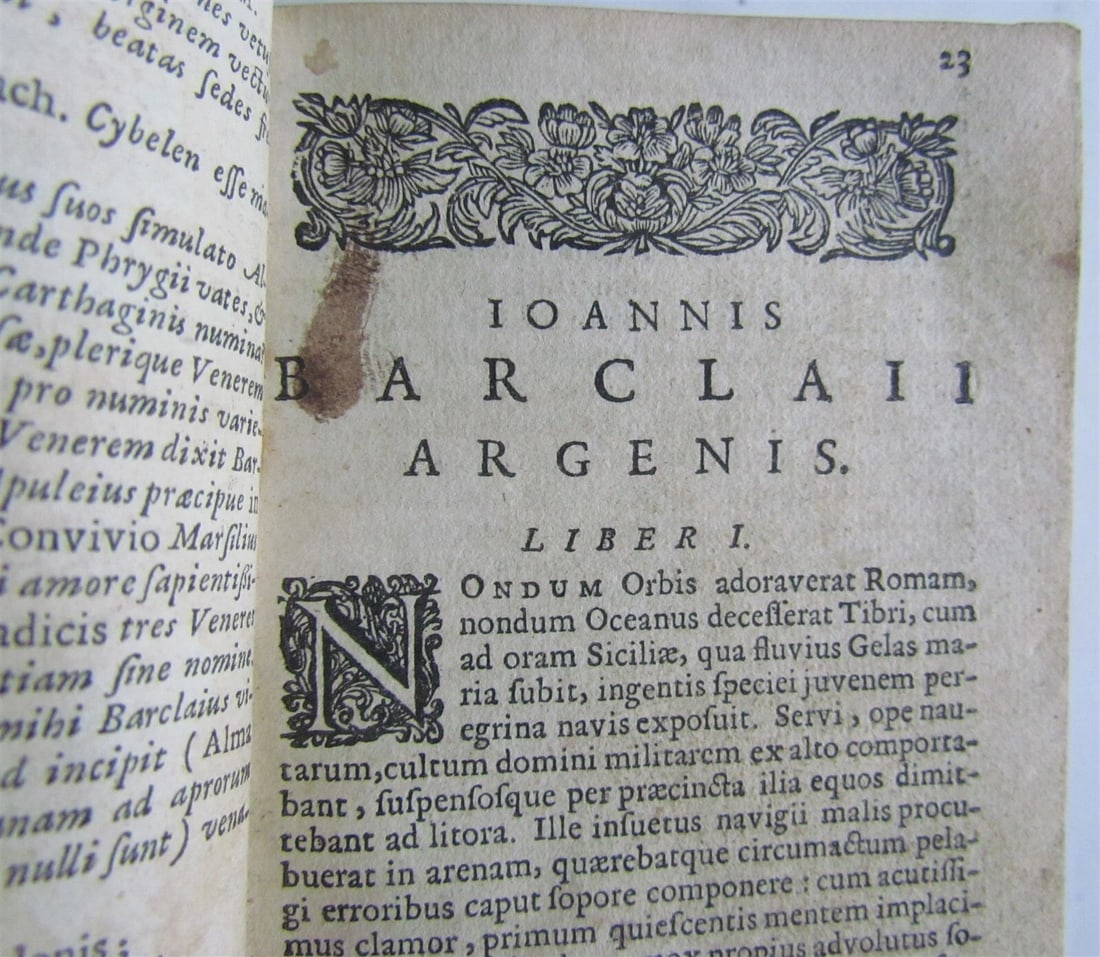 1659 ARGENIS by John Barclay ANTIQUE Scotland ELZEVIER PRESS - 4