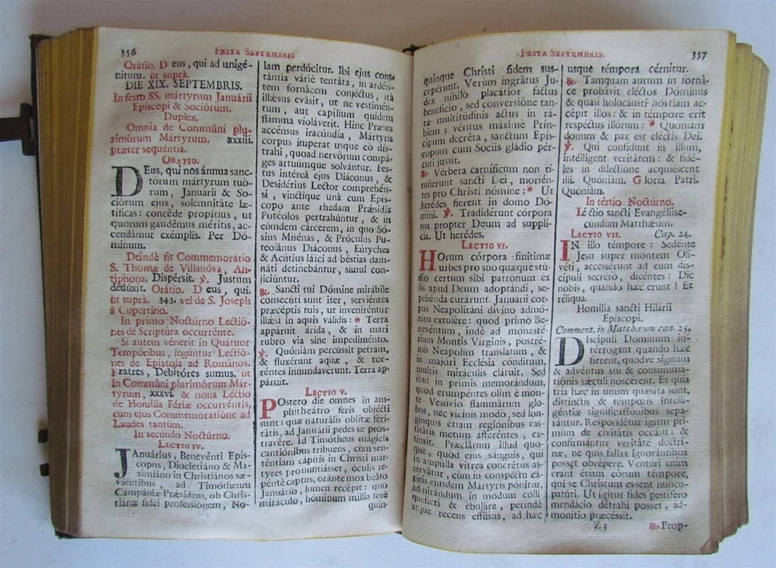 1788 BREVARIUM ROMANUM antique printed in MADRID - 9