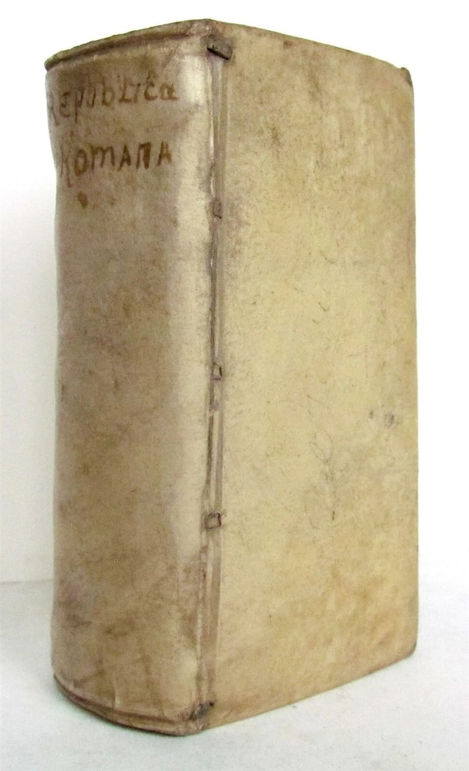 1632 ELEVIR PRESS GRAECORUM RESPUBLICA antique VELLUM BOUND Greek Republic - 2