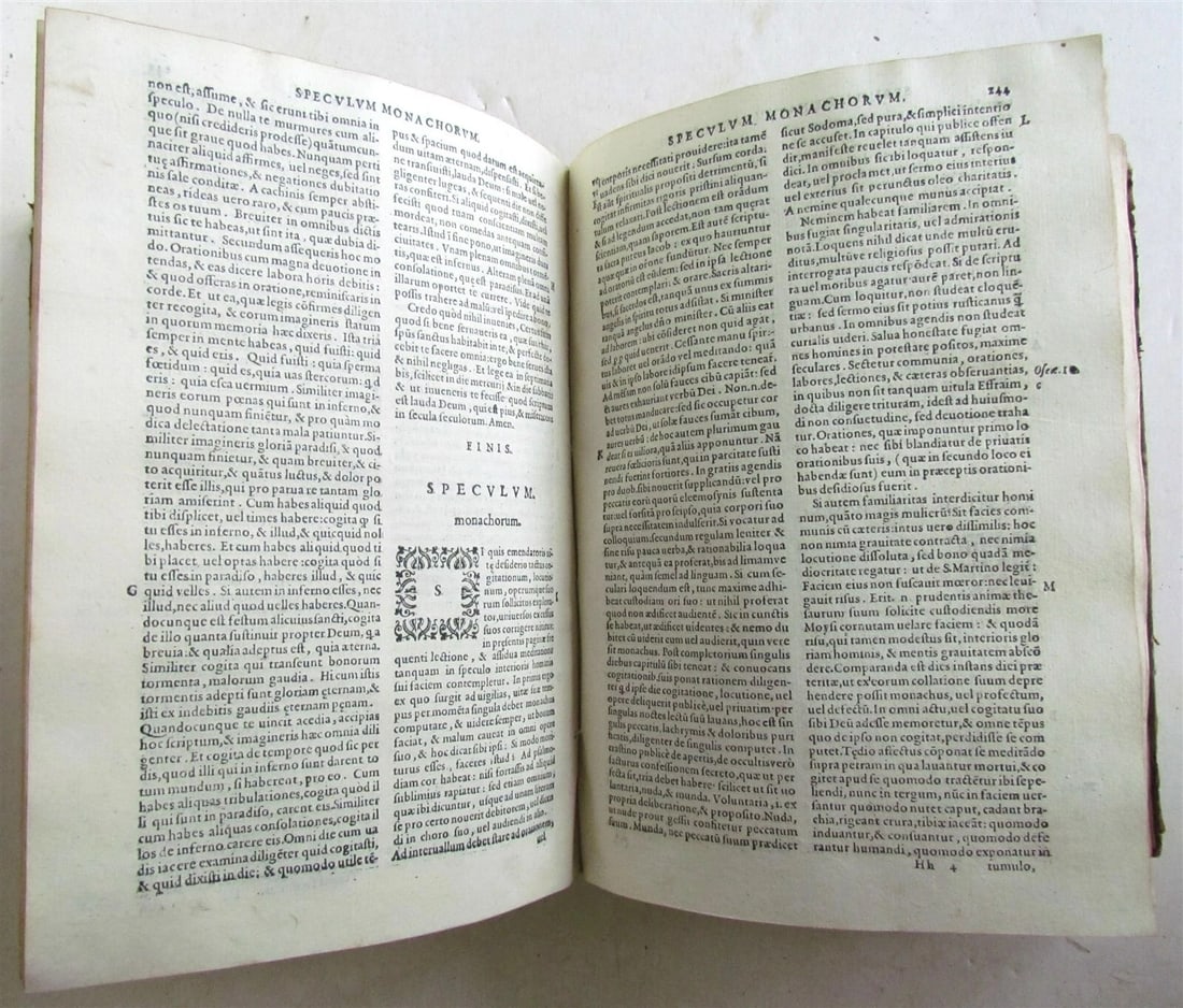 1583 2 volumes ANTIQUE 16th century D.BERNARDI OPERA Bernard of Clairvaux VENICE - 6