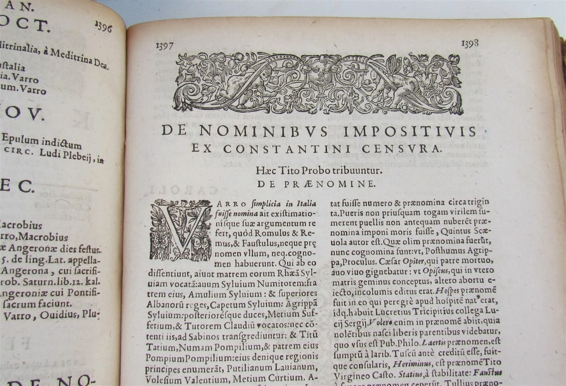 1595 LATIN LANGUAGE AUTHORS by GOTHOFREDUS antique 16th CENTURY - 7