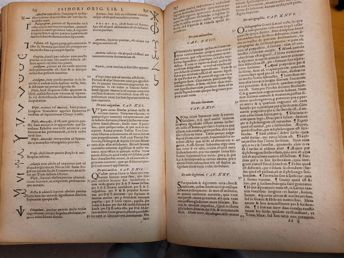 1595 LATIN LANGUAGE AUTHORS by GOTHOFREDUS antique 16th CENTURY - 8