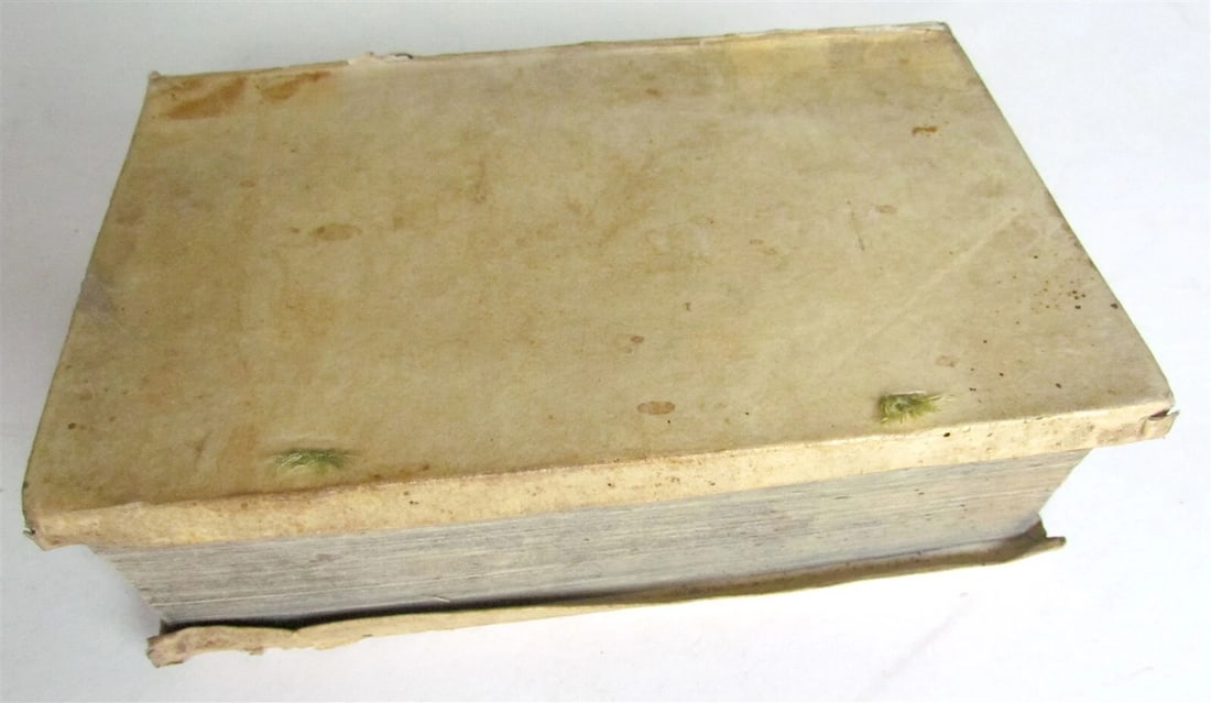 1634 3 VOLUMES Promptuarium morale antique VELLUM BOUND by Lawrence Beyerlinck - 3