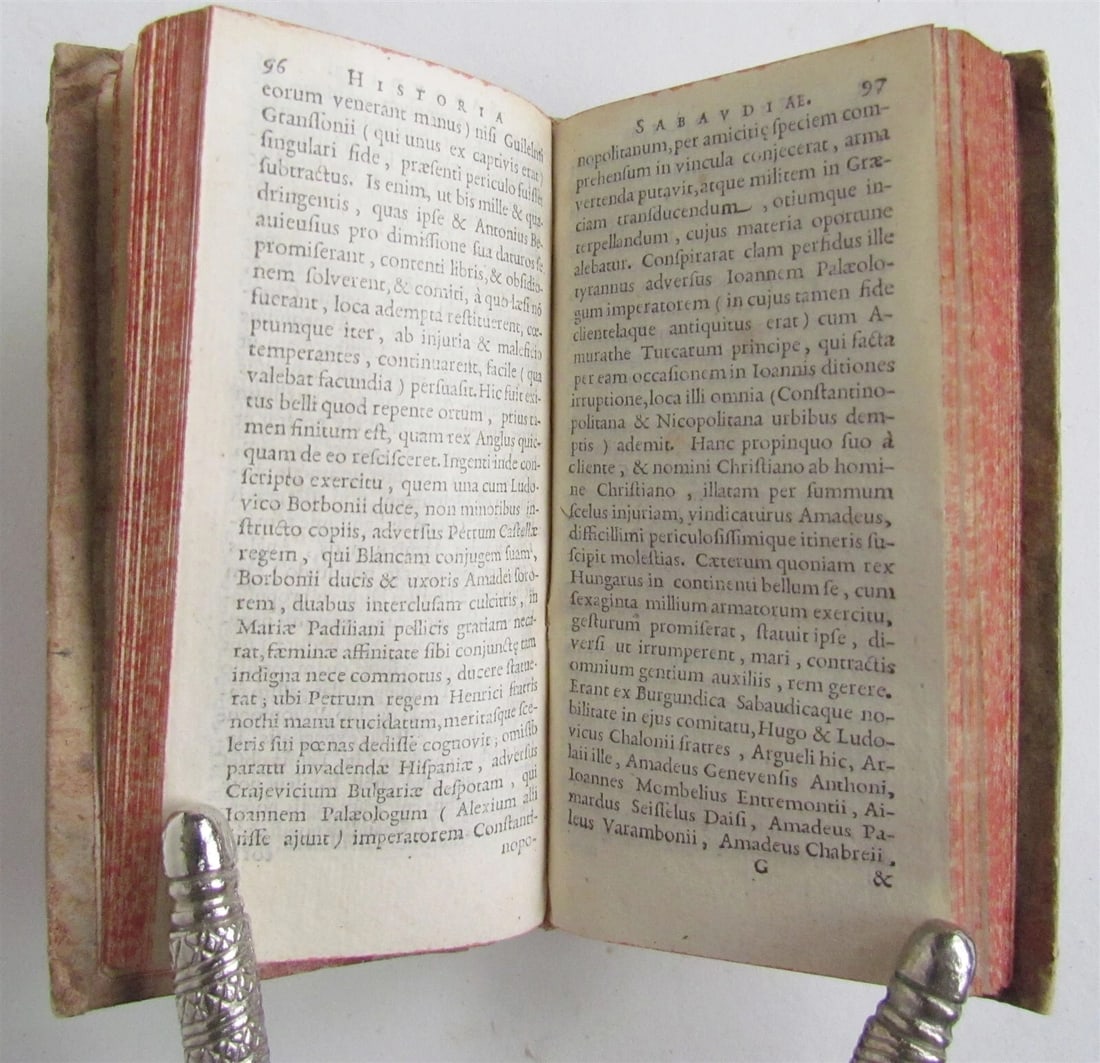 1634 ELZEVIR REPUBLIC & HISTORY of SAVOY antique Sabaudia Respublica et Historia - 5