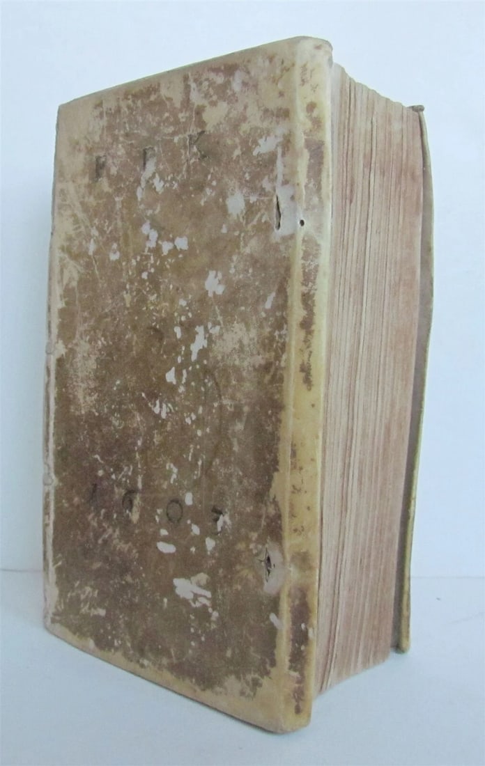 1599 Liber exercitiorum spiritualium triplicis viae antique VELLUM BINDING - 4