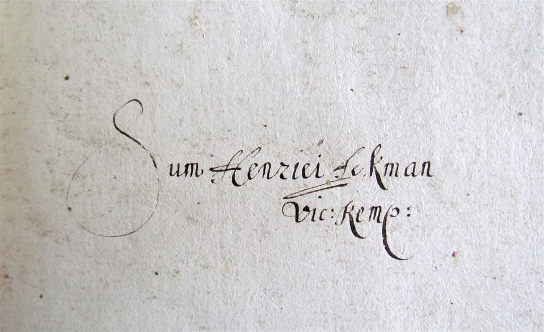 1663 THEOLOGY by MATTHIAE FABRI antique VELLUM BOUND FOLIO - 4