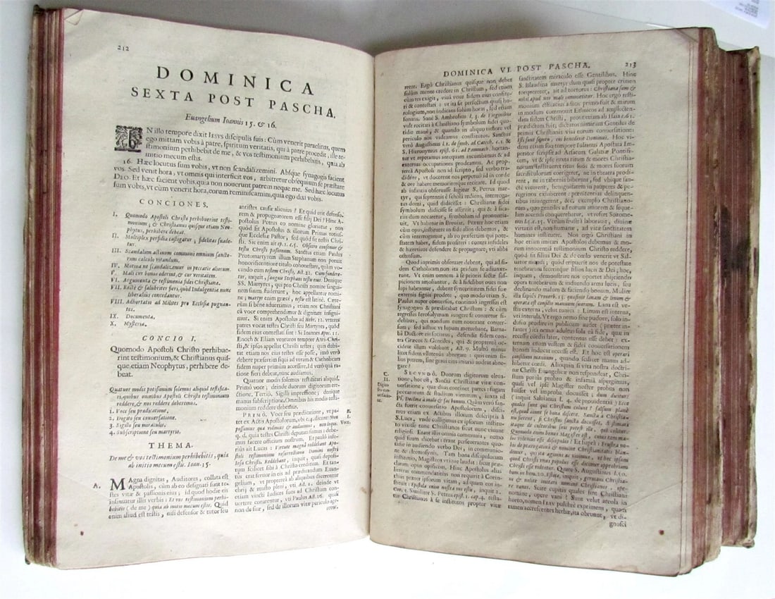 1663 THEOLOGY by MATTHIAE FABRI antique VELLUM BOUND FOLIO - 6