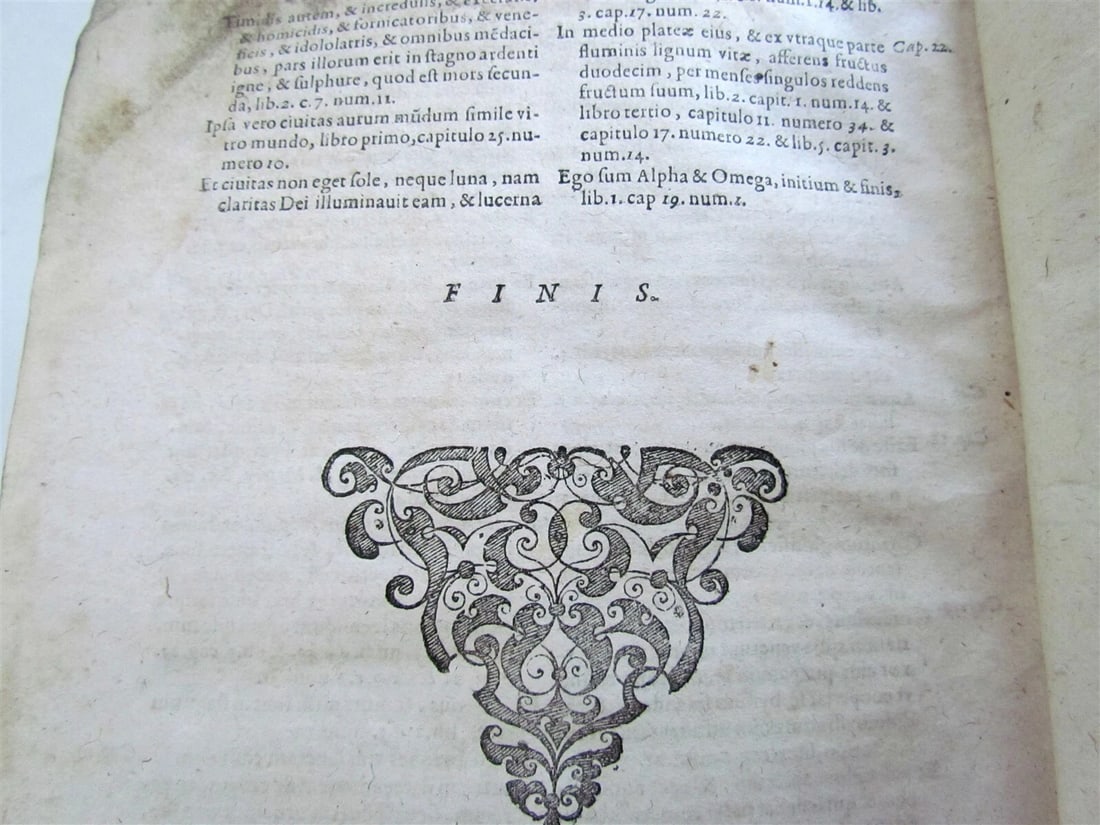 1607 4 VOLUMES Spanish Dominican Juan Lopez collection of sermons antique vellum - 6