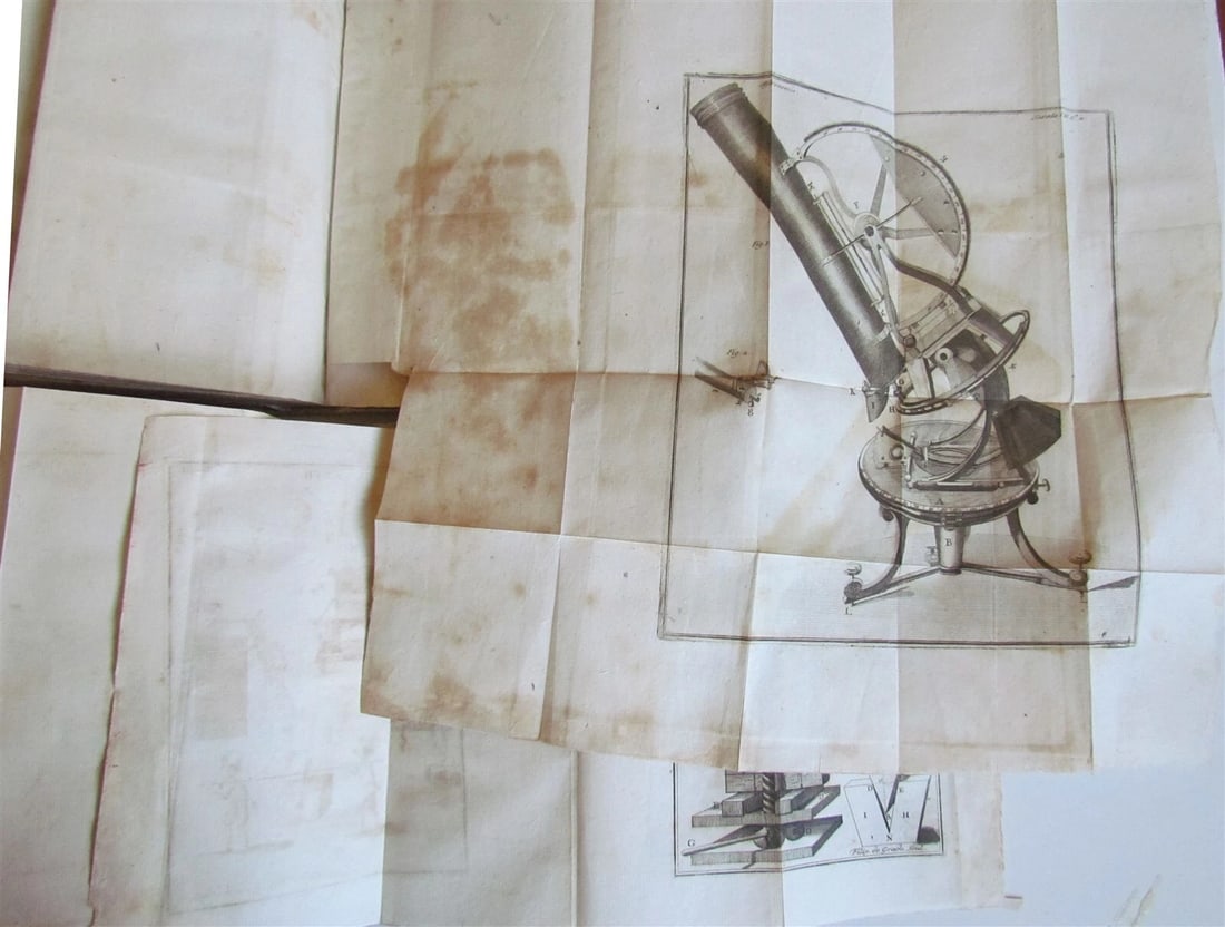 1774 ASTRONOMY SCIENCE ILLUSTRATED 2 VOLS Scienza della Natura Generale antique - 12