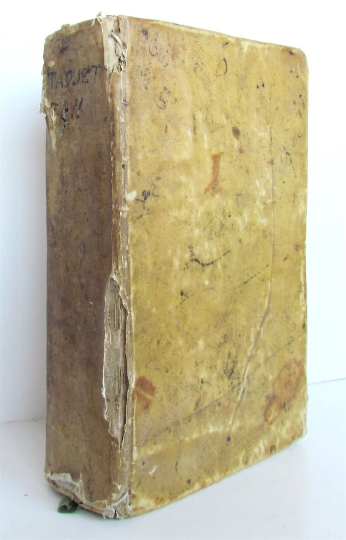 1744 MATHEMATICS EUCLID GEOMETRY ARCHIMEDE THEOREMATA antique ILLUSTRATED vellum - 2