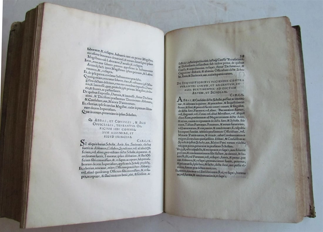 1552 MILAN HISTORY antique VELLUM BOUND FOLIO 16th CENTURY Statuti di Milano - 6