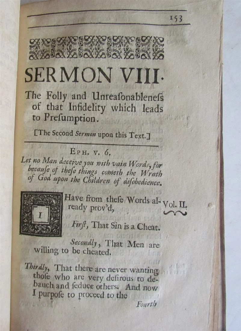 1716 SIXTEEN SERMONS by Rev. Dr. Richard Lucas in ENGLISH - 9